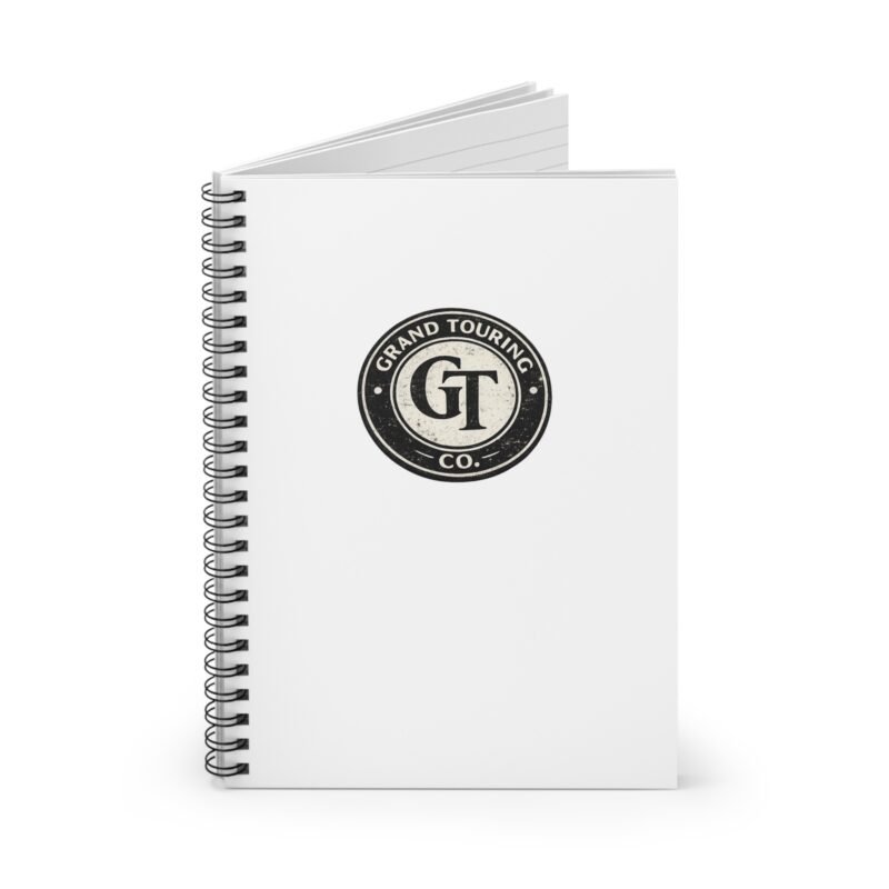 Grand Touring Co. Spiral Notebook — Vintage GT Logo Track Journal
